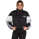 adidas Originals CROPPED PUFFER JACKET ED7598 White-Black Image 