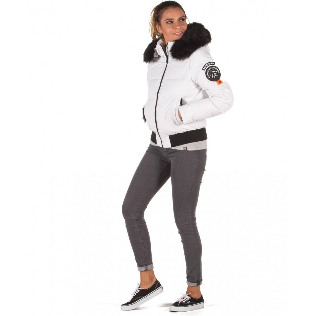 SUPERDRY EVEREST ELLA BOMBER G50003ER-04C White