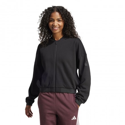 adidas sportswear W SL+ FL BOMBER JD9965 Μαύρο