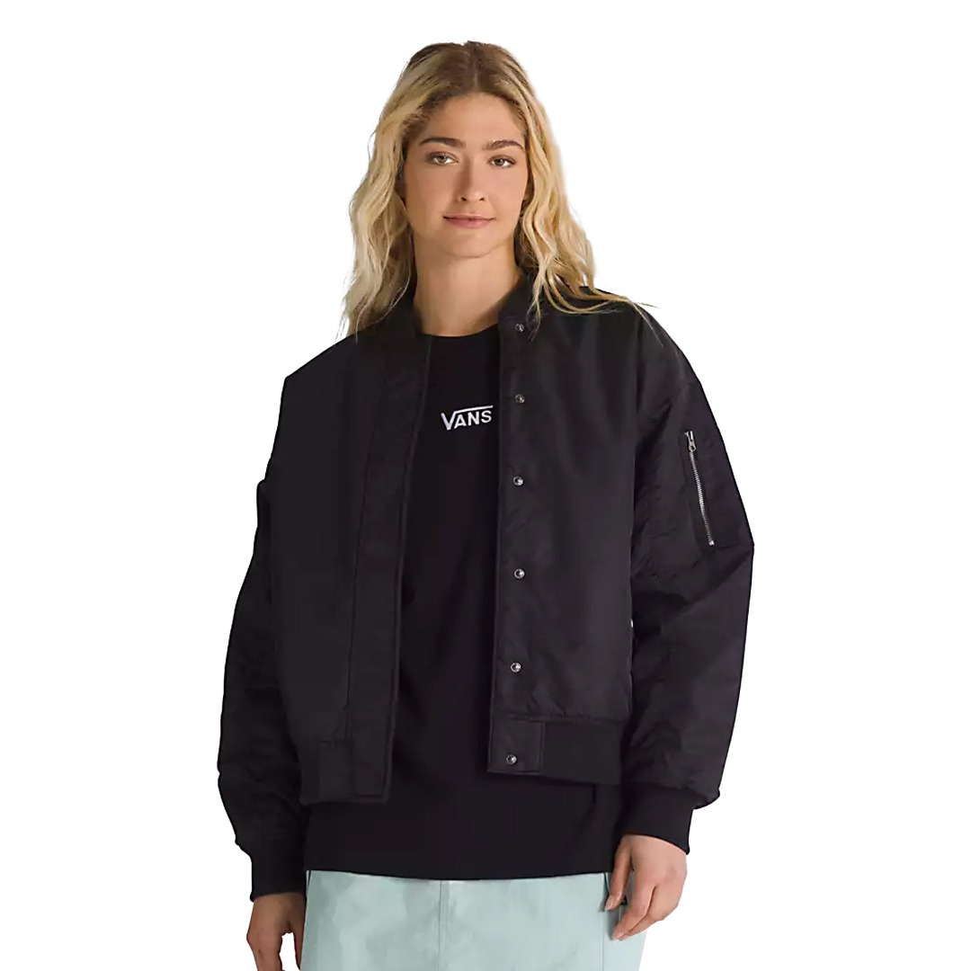 VANS BENNETT BOMBER VN000HJFBLK-BLK Μαύρο