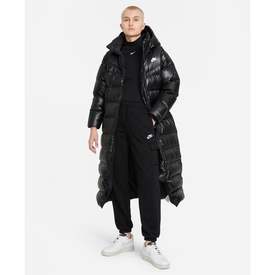 NIKE W NSW TF CITY HD PARKA DH4081-010 Μαύρο