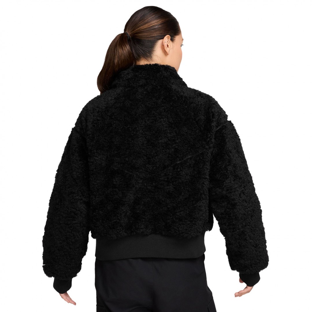 NIKE W NSW ESSNTL FUR BMR JKT HV2807-010 Black