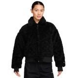 NIKE W NSW ESSNTL FUR BMR JKT HV2807-010 Black Image 