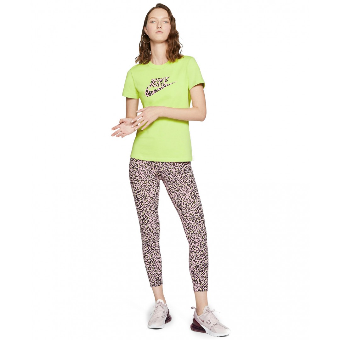 NIKE W NSW PRNT PACK SS TEE CW2499-367 Lime