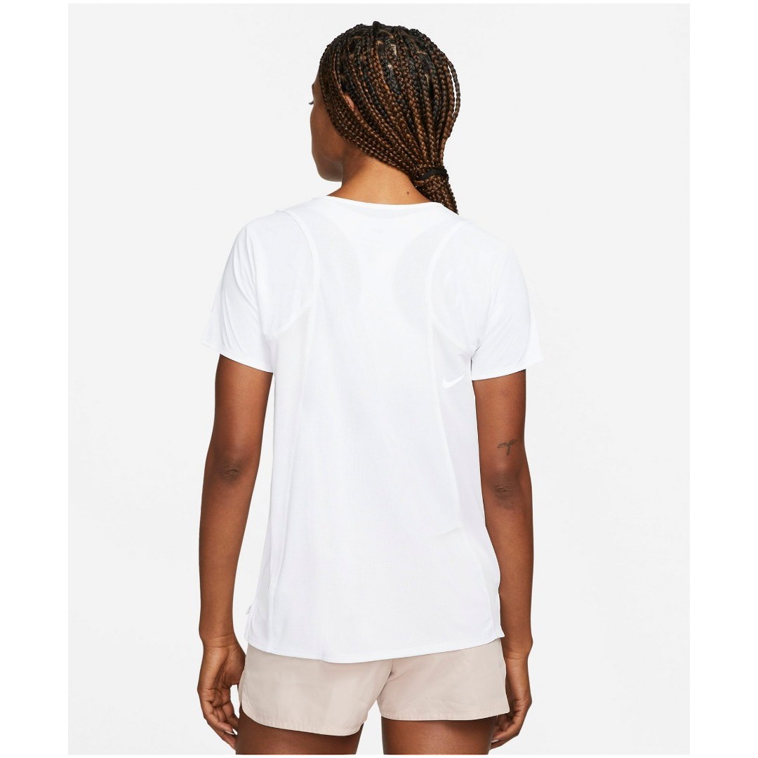 NIKE W NK DF RACE TOP SS DD5927-100 Λευκό