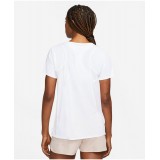 NIKE W NK DF RACE TOP SS DD5927-100 Λευκό Εικόνα 0