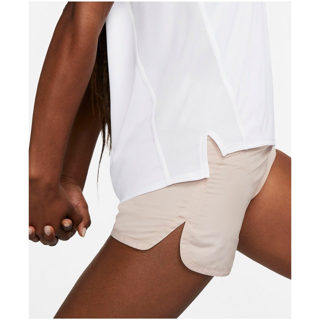 NIKE W NK DF RACE TOP SS DD5927-100 Λευκό