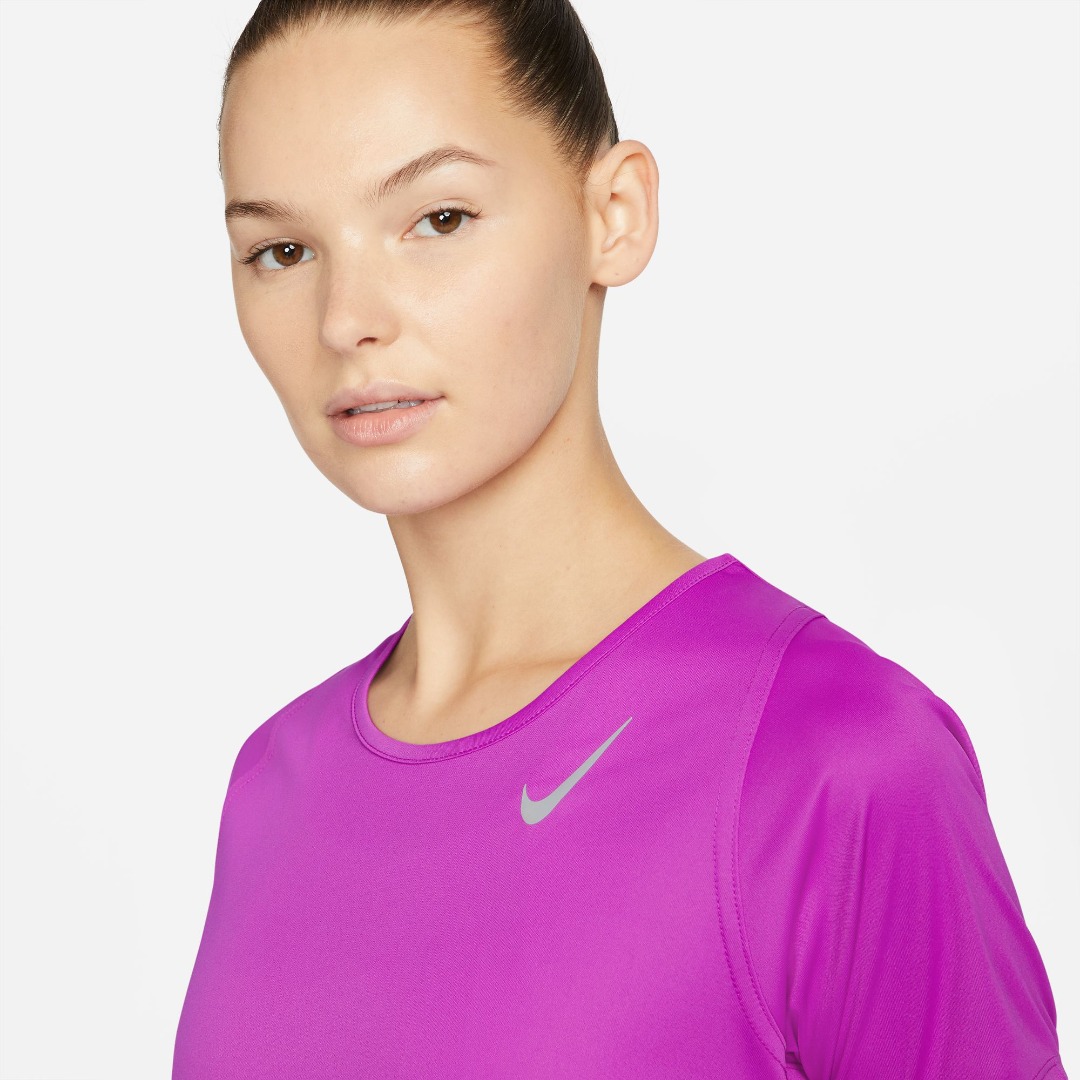 NIKE W NK DF RACE TOP SS DD5927-551 Purple