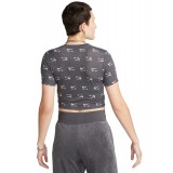 NIKE W NSW TEE AIR SLIM CRP DZ3751-010 Black Image 0