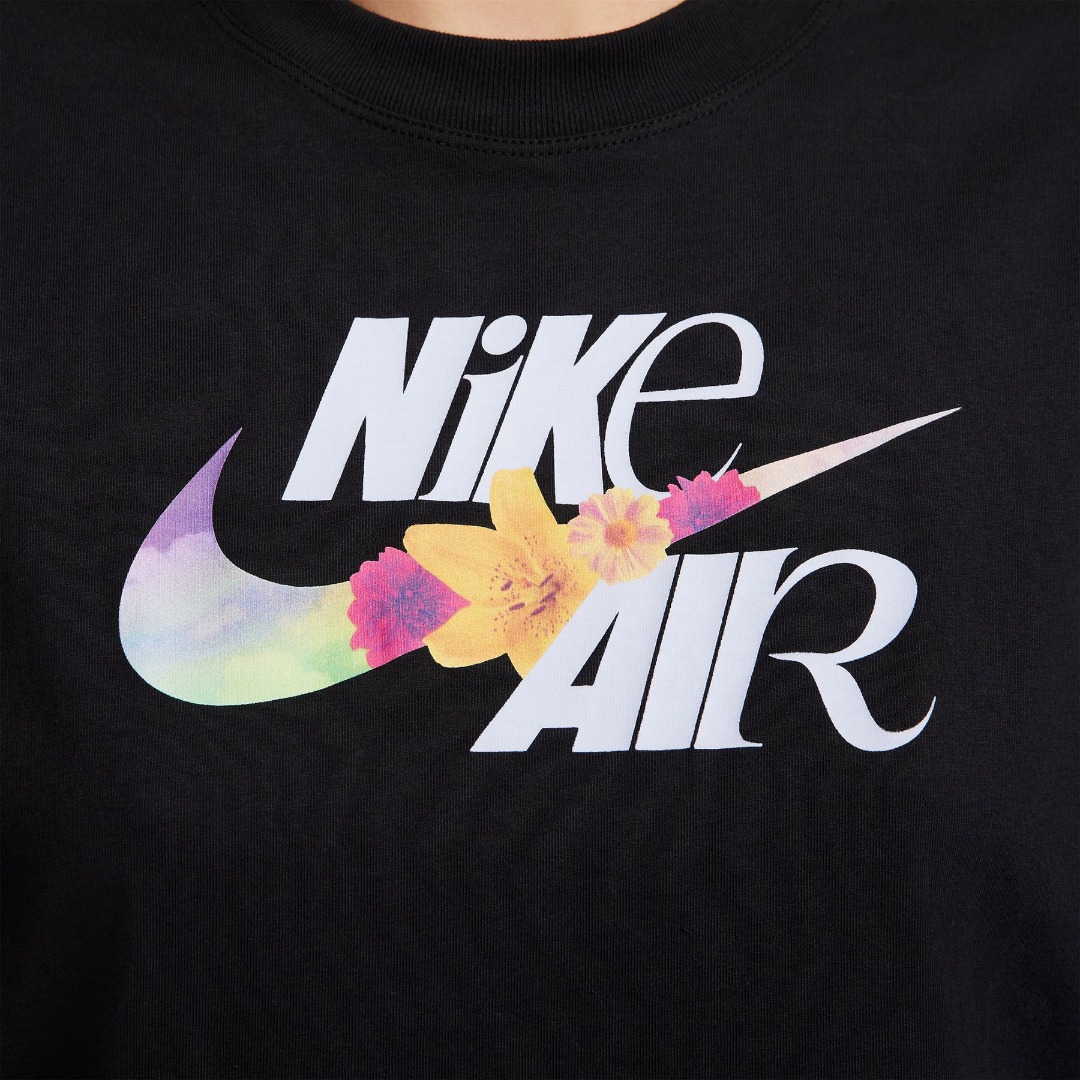 NIKE W NSW TEE OC 3 BOXY FB8191-010 Μαύρο