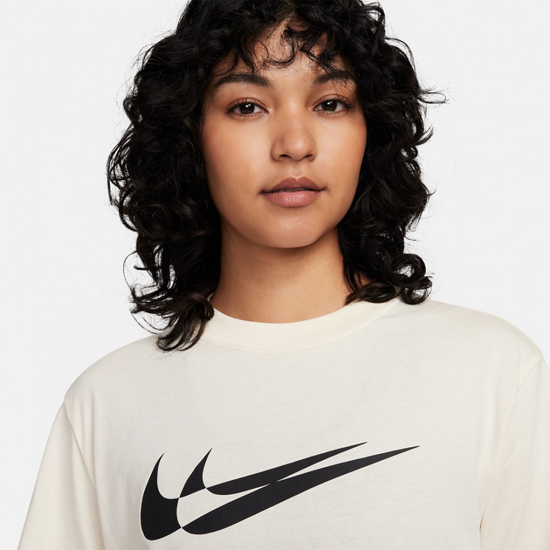 NIKE W NSW TEE BF GLS FZ4634-113 Εκρού