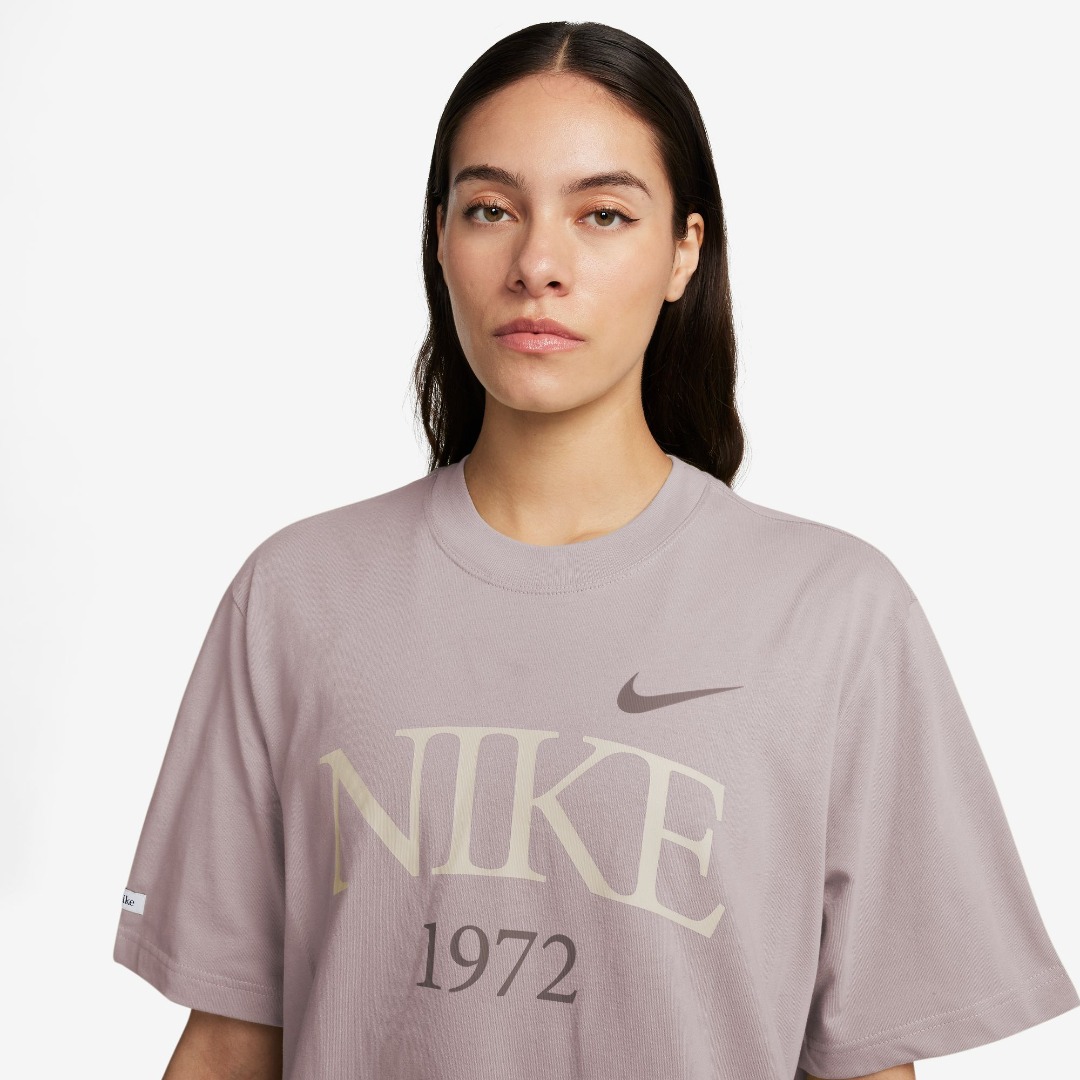 NIKE W NSW TEE CLASSICS BOXY FQ6600-019 Λιλά