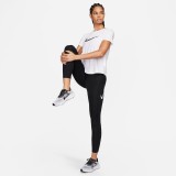 NIKE W NK ONE SWSH HBR DF SS TOP FN2618-100 Λευκό Εικόνα 2