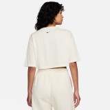 NIKE W NSW CROP TEE GLS FZ4635-113 Εκρού Εικόνα 0