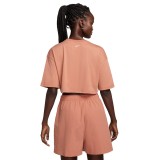 NIKE W NSW CROP TEE GLS FZ4635-212 Καφέ Εικόνα 0