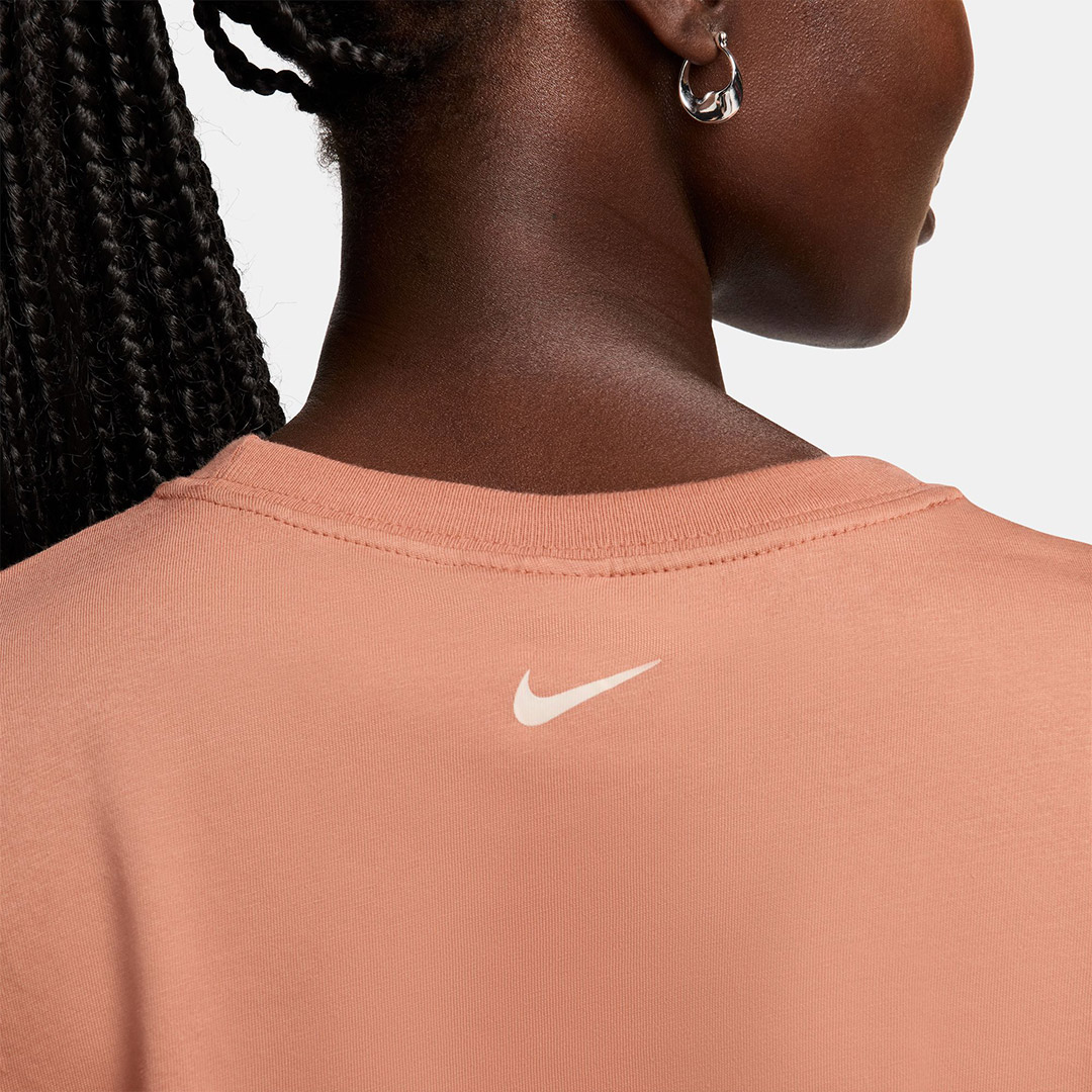 NIKE W NSW CROP TEE GLS FZ4635-212 Καφέ