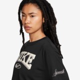 NIKE W NSW SS TEE OC VARZITY FZ2855-010 Μαύρο Εικόνα 1