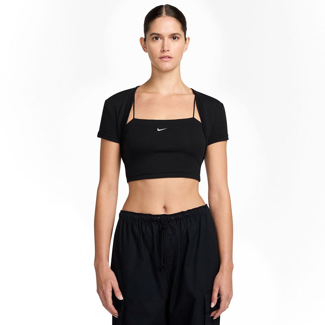 NIKE W NSW NK CHLL KNT MRIB 2N1 CRP HJ1299-010 Μαύρο