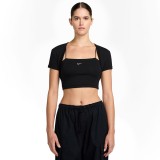 NIKE W NSW NK CHLL KNT MRIB 2N1 CRP HJ1299-010 Μαύρο Εικόνα 1