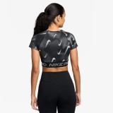 NIKE W NP DF SS TOP TT AOP HV9628-010 Λευκό-Μαυρο Εικόνα 0