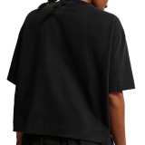NIKE W NSW SS TEE BOXY SCRIPT IH7607-010 Black Image 0