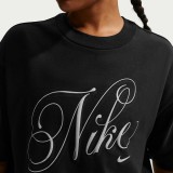 NIKE W NSW SS TEE BOXY SCRIPT IH7607-010 Black Image 1