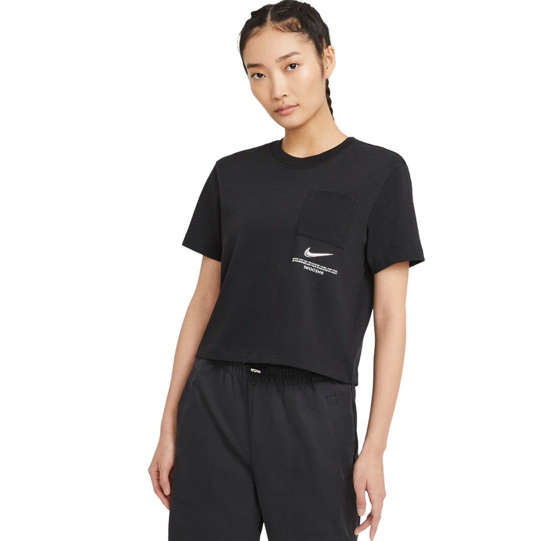 NIKE SPORTSWEAR SWOOSH DC6944-010 Μαύρο
