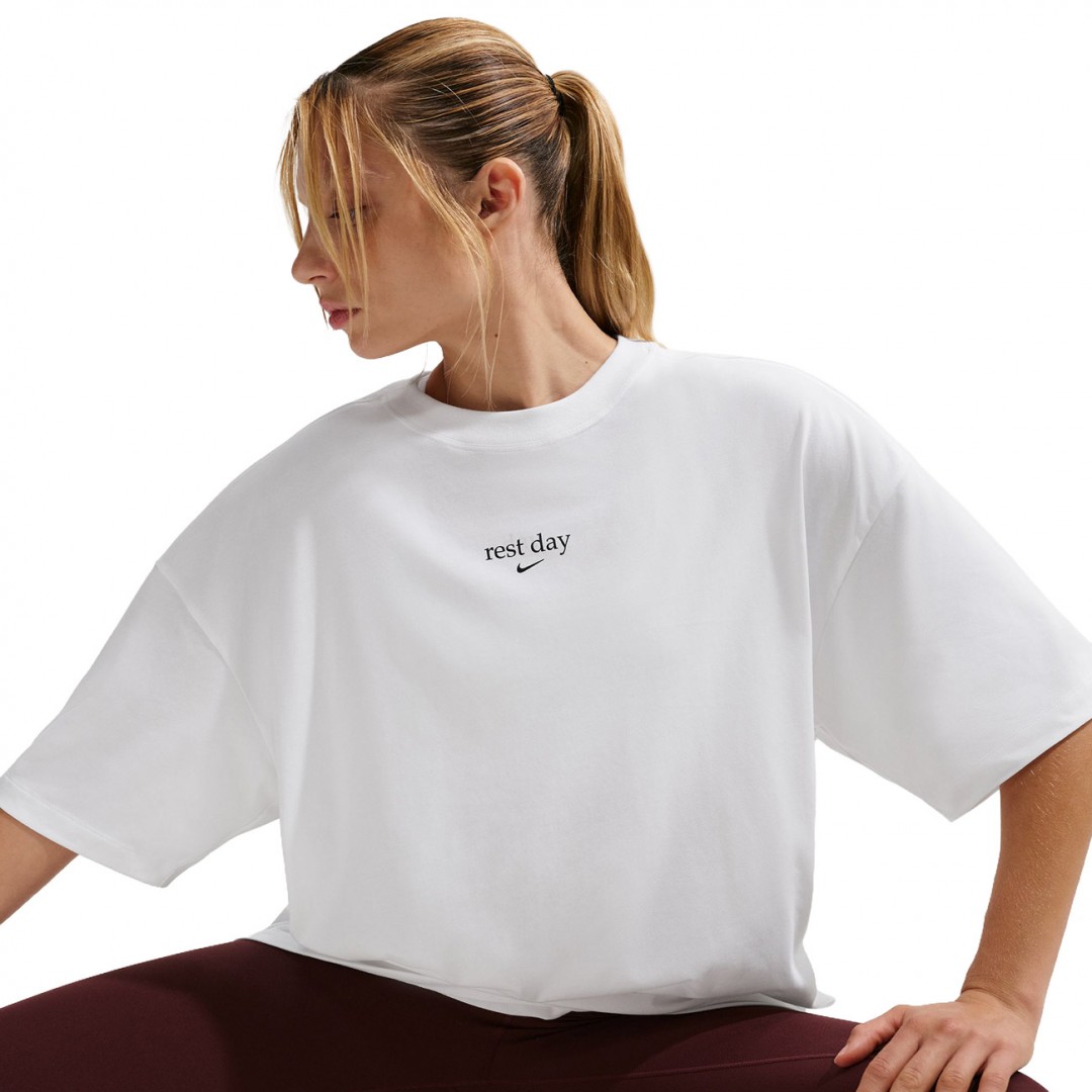 NIKE T-SHIRT DRI-FIT IQ2756-100 Λευκό