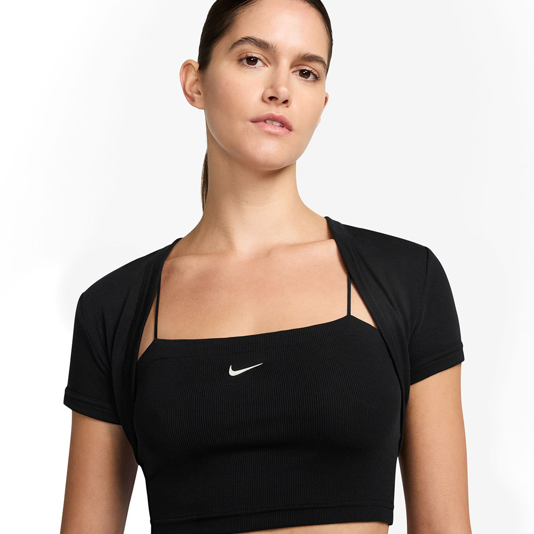 NIKE W NSW NK CHLL KNT MRIB 2N1 CRP HJ1299-010 Μαύρο