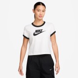 NIKE W NSW SS RINGER TEE VNTG RUN IF4072-100 White Image 