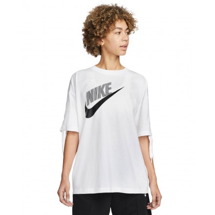 NIKE W NSW SS TOP DNC DV0335-100 Λευκό