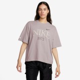 NIKE W NSW TEE CLASSICS BOXY FQ6600-019 Λιλά Εικόνα 