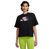 NIKE W NSW TEE OC 3 BOXY FB8191-010 Μαύρο Εικόνα 