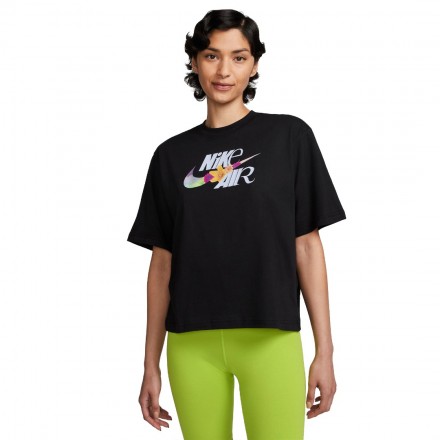 NIKE W NSW TEE OC 3 BOXY FB8191-010 Μαύρο