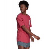 adidas Performance W Q2SP T-SHIRT GJ5550 Fuchsia Image 4
