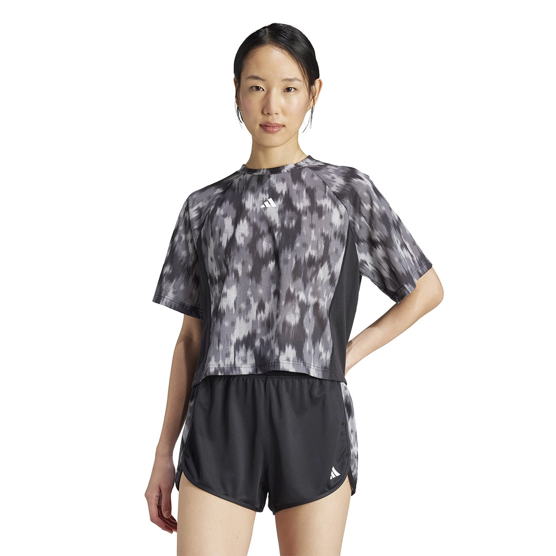 adidas Performance AOP FLOWER TEE IK5464 Coal