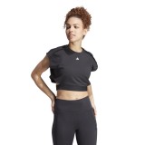 adidas Performance POWER CROP T IA1034 Μαύρο Εικόνα 