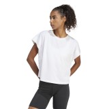 adidas Performance STUDIO T-SHIRT IS2978 Λευκό Εικόνα 