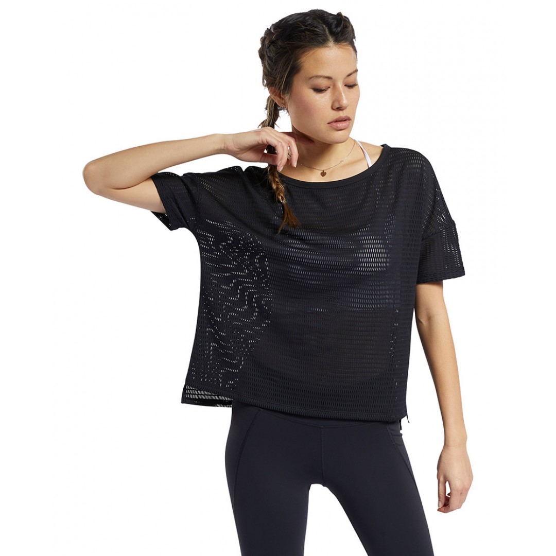 Reebok Sport TS PERF TEE FU2030 Μαύρο