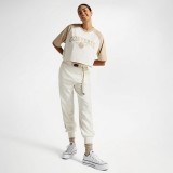 CONVERSE RETRO CROPPED T-SHIRT 10026050-A02 Ecru Image 3
