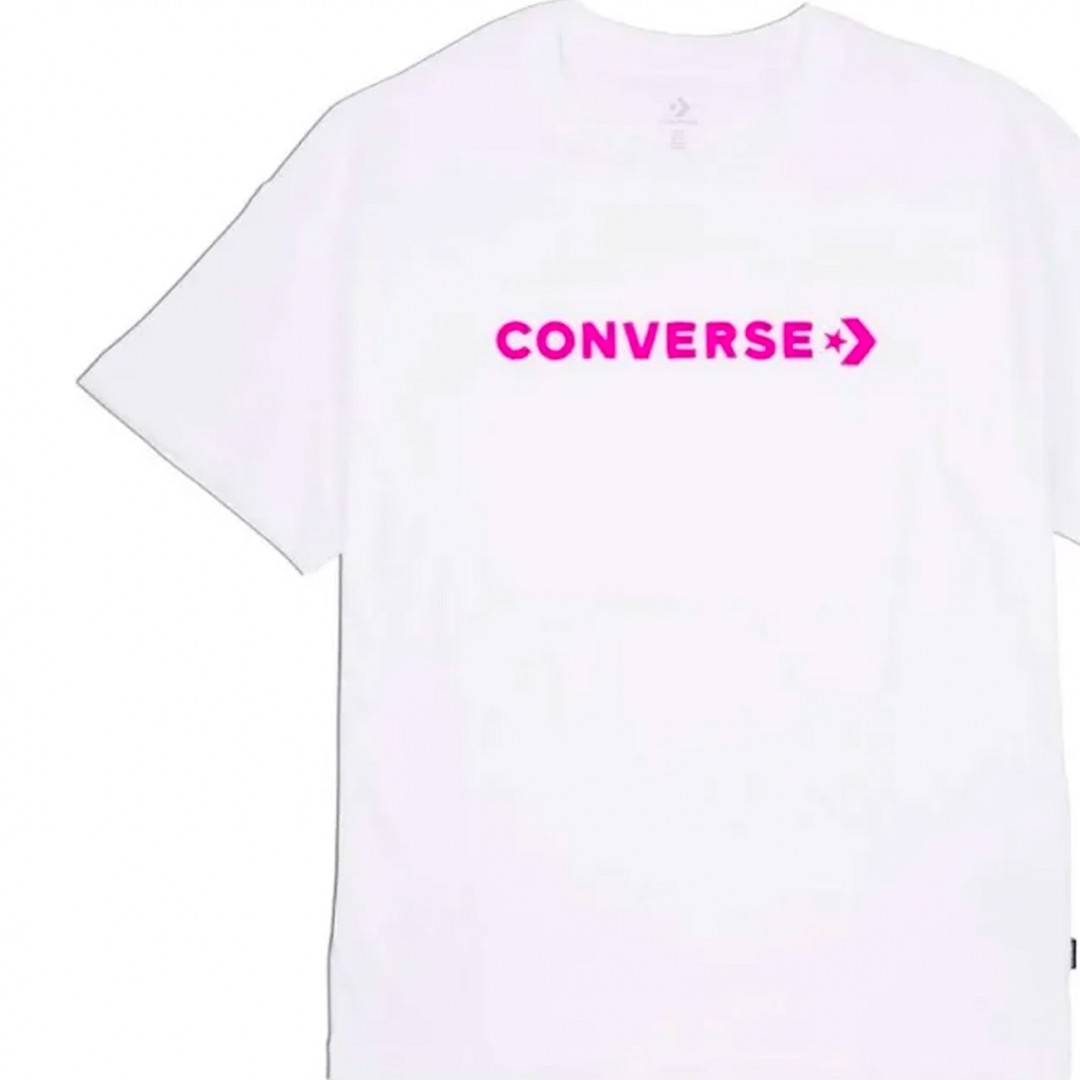 CONVERSE OVERSIZED WORDMARK T-SHIRT 10026044-A05 Λευκό