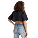CONVERSE SPORTY CROPPED T-SHIRT 10027253-A01 Μαύρο Εικόνα 0
