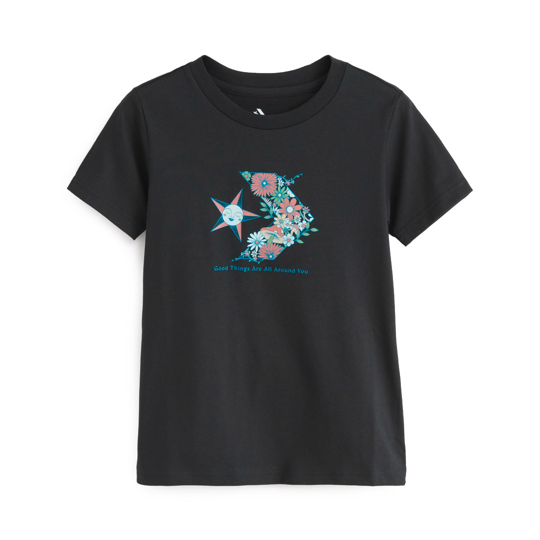 CONVERSE NATURE STAR CHEVRON T-SHIRT 10027752-A01 Λευκό