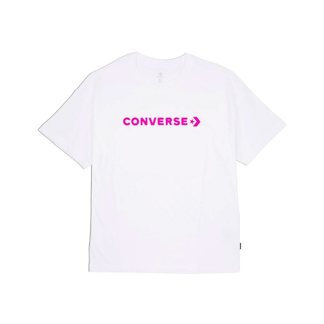 CONVERSE OVERSIZED WORDMARK T-SHIRT 10026044-A05 Λευκό