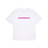 CONVERSE OVERSIZED WORDMARK T-SHIRT 10026044-A05 Λευκό Εικόνα 