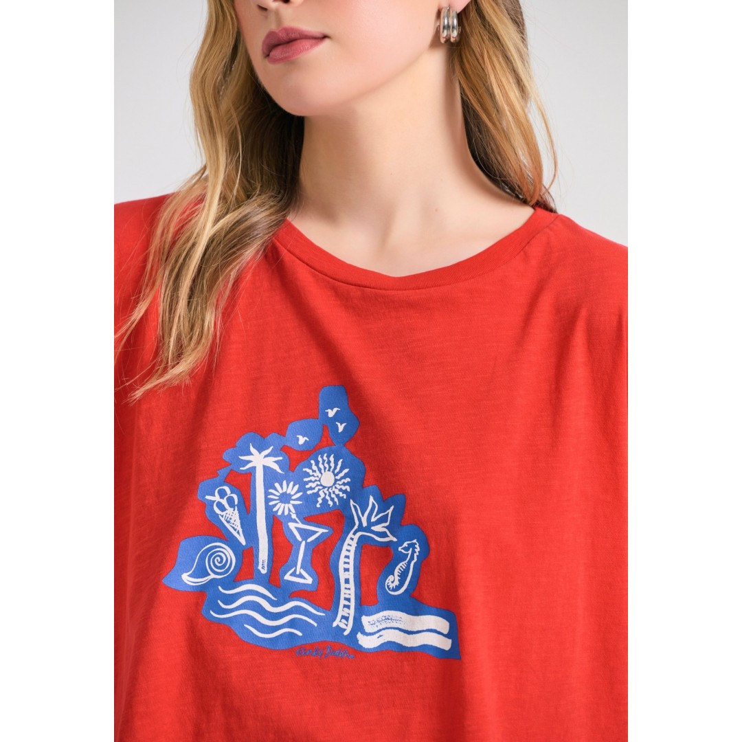 FUNKY BUDDHA FBL011-153-04-TRUE RED Red