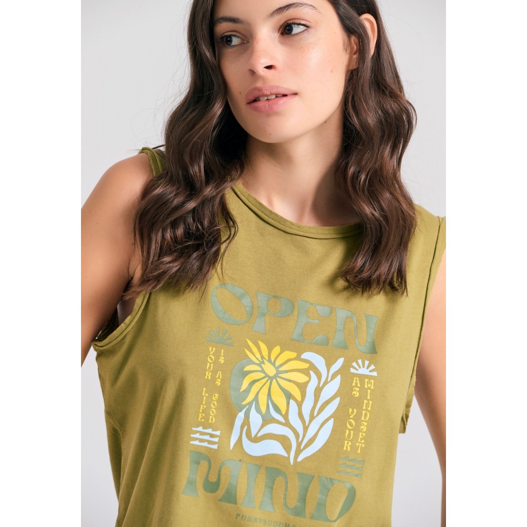 FUNKY BUDDHA FBL011-169-04-HERBAL GREEN Green