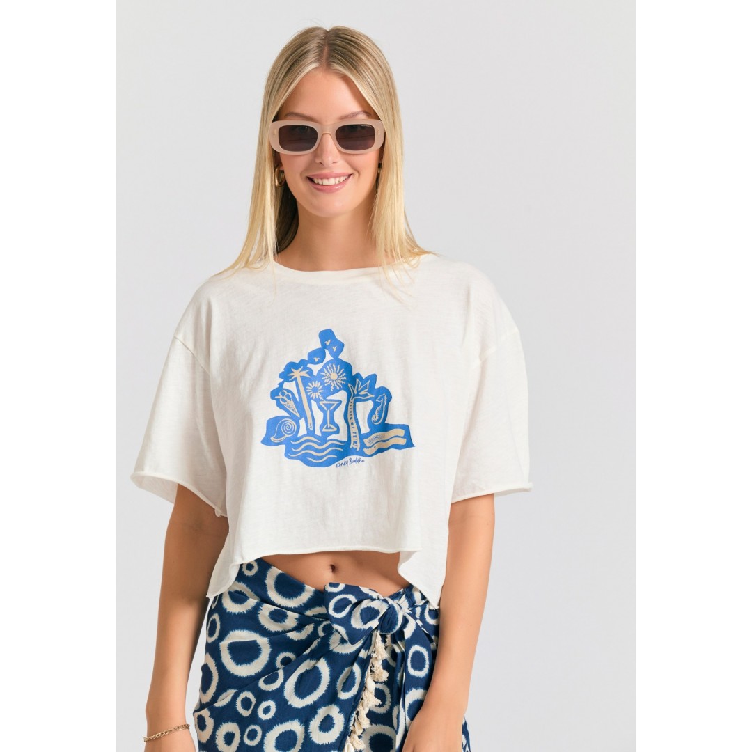 FUNKY BUDDHA FBL011-153-04-OFF WHITE Εκρού