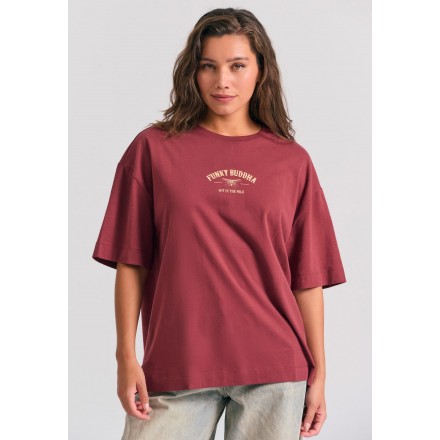 FUNKY BUDDHA FBL012-107-04-MAROON Μπορντό