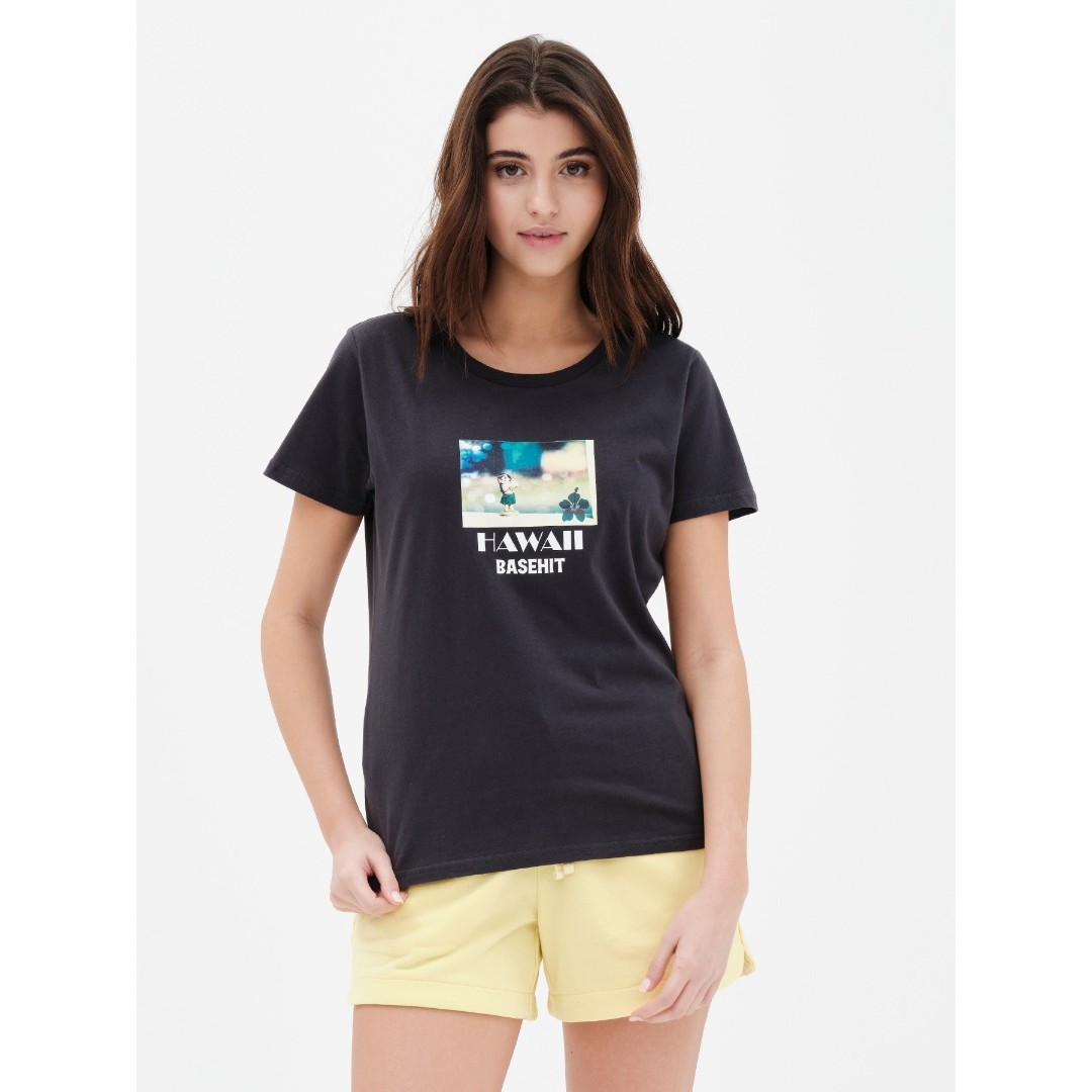 BASEHIT 221.BW33.74-OFF BLACK Μαύρο